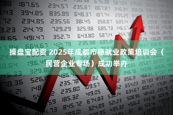 操盘宝配资 2025年成都市稳就业政策培训会（民营企业专场）成功举办