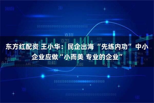 东方红配资 王小华：民企出海 “先练内功” 中小企业应做“小而美 专业的企业”